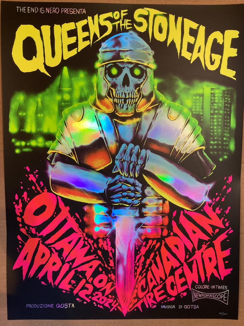 Image of Queens of the Stone Age Ottawa 2024 Foil