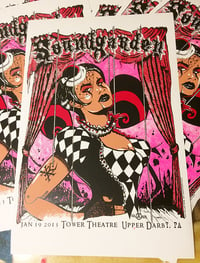 Image 2 of Soundgarden Tower Theatre Philadelphia Silkscreen Print