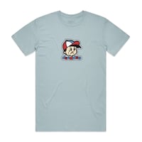 Sad Boy tee light blue