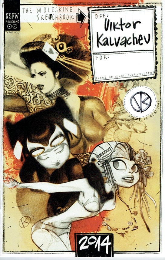 VIKTOR KALVACHEV THE MOLESKINE SKETCHBOOK 2014
