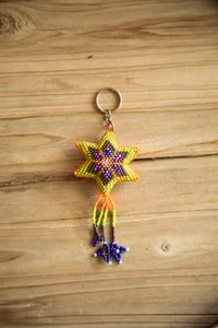 Image 3 of Star beaded keychain 