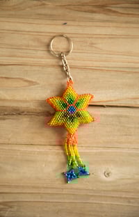 Image 4 of Star beaded keychain 