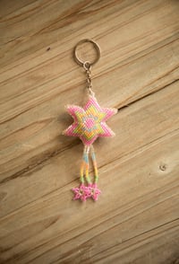 Image 5 of Star beaded keychain 