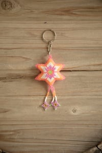 Image 7 of Star beaded keychain 