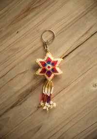 Image 8 of Star beaded keychain 