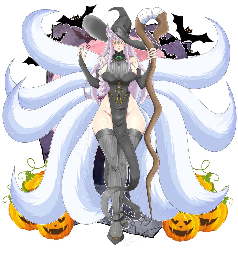 Image of Halloween Gaming Waifu: Witch Ahri