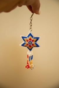 Image 13 of Star beaded keychain 