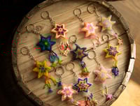 Image 1 of Star beaded keychain 