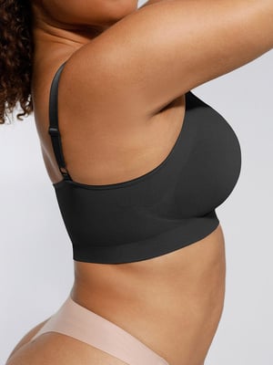 Seamless Shaping Bra with Adjustable Shoulder Straps