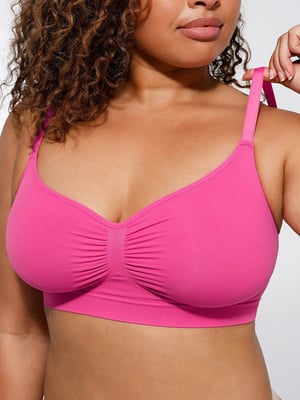 Seamless Shaping Bra with Adjustable Shoulder Straps