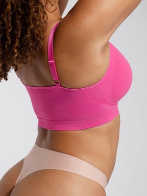 Seamless Shaping Bra with Adjustable Shoulder Straps