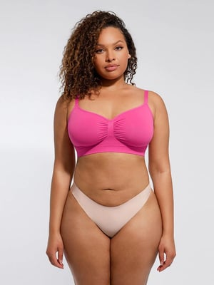 Seamless Shaping Bra with Adjustable Shoulder Straps