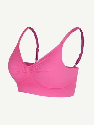 Seamless Shaping Bra with Adjustable Shoulder Straps