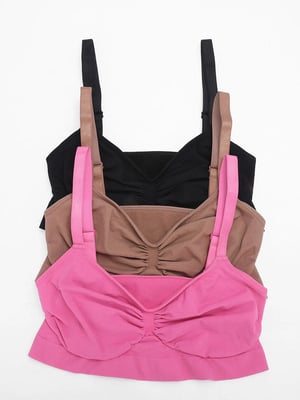 Seamless Shaping Bra with Adjustable Shoulder Straps