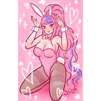 Bunny Girl Ironmouse Print