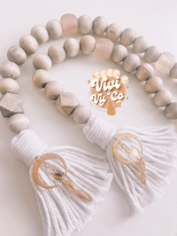 Image 3 of Moody Summer Garland -Stained Beads