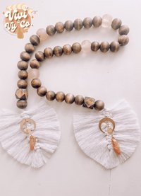 Image 4 of Moody Summer Garland -Stained Beads