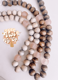 Image 2 of Moody Summer Garland -Stained Beads