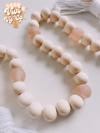 Image 2 of Moody Summer Garland- Natural Beads