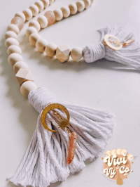 Image 3 of Moody Summer Garland- Natural Beads