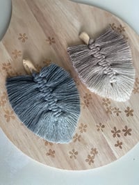 Image 1 of Ombre Feather Macrame Headband