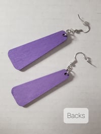 Image 2 of Earrings - Asymmetrical Rounded Rectangle I