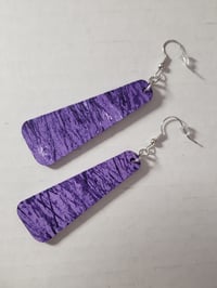 Image 1 of Earrings - Asymmetrical Rounded Rectangle I