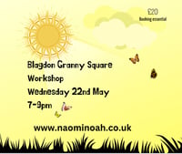 Image 1 of Blagdon crochet a granny square Wednesday May 22nd 7-9 pm