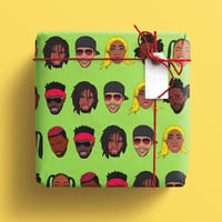 Image 1 of Dancehall Icon Gift Wrap - Ja Green