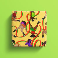 Image 1 of Merry Dancehall Gift Wrap - Sunshine