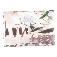 Image 2 of Print Table Zip Purse Palm Leaf (small)