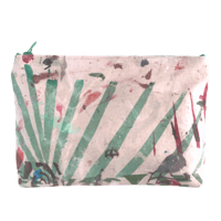 Image 4 of Print Table Zip Purse Palm Leaf (small)