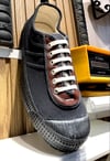 VEGANCRAFT plimsoll black canvas sneaker shoes made in Slovakia 