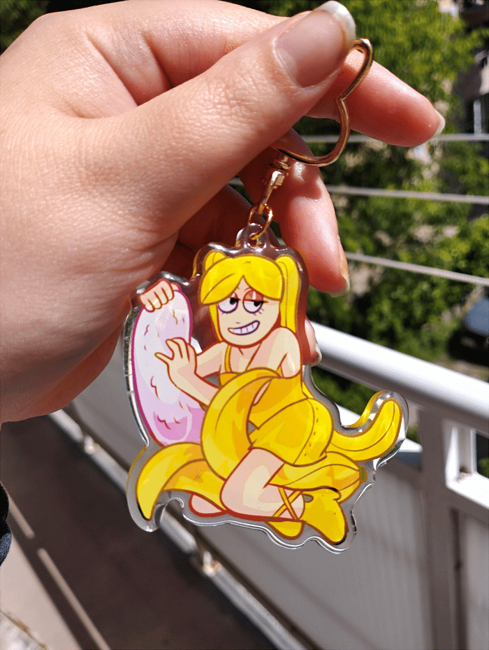 Image of Salty Banana - Keychain