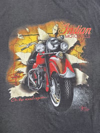 Image 5 of Indian Motorcycle 1990’s ‘On The Road Again’ T-Shirt