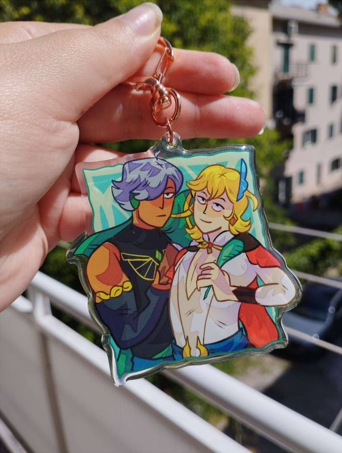 Image of Kaveh & Alhaitham Keychain