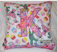 Image 1 of Patchwork Cupcake Cushion