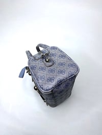 Image 6 of 🎀 ANGEL CAPSULE 🎀 GUESS 2000S BABYDOLL BLUE MONOGRAM HEART CHARMS SPEEDY BAG