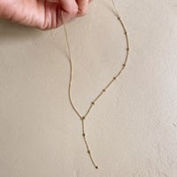 Image 2 of MINI COIN LARIAT NECKLACE