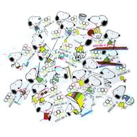 Image 1 of SNOOPY 1992 Barcelona Olympic games- sticker pack