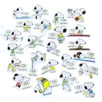 Image 3 of SNOOPY 1992 Barcelona Olympic games- sticker pack