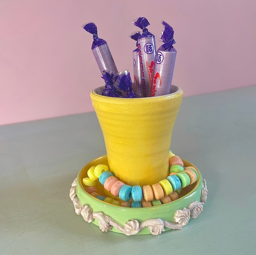 Image of Pastel party cup cake stand 