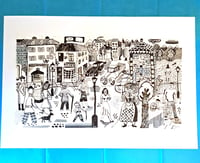 Image 1 of ORIGINAL DRAWING - Street Scene