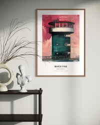 Image 8 of Art poster / "Christianshavn – Malerdrømme og tankestreger – Brotårnet"
