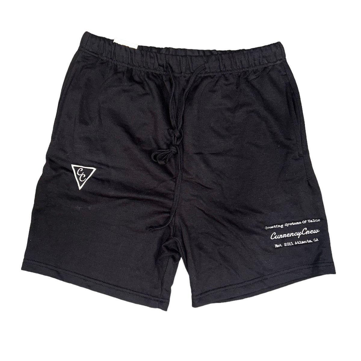 Image of Currency Crew Established Terry Shorts Black