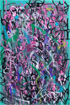 LONG LOST | 36X24 ACRYLIC & SPRAYPAINT ON CANVAS