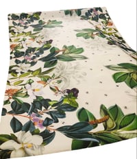 Image 6 of Hule Impermeable - Estampado Tropical Flyes - Verdes/Blanco  - 6€/m