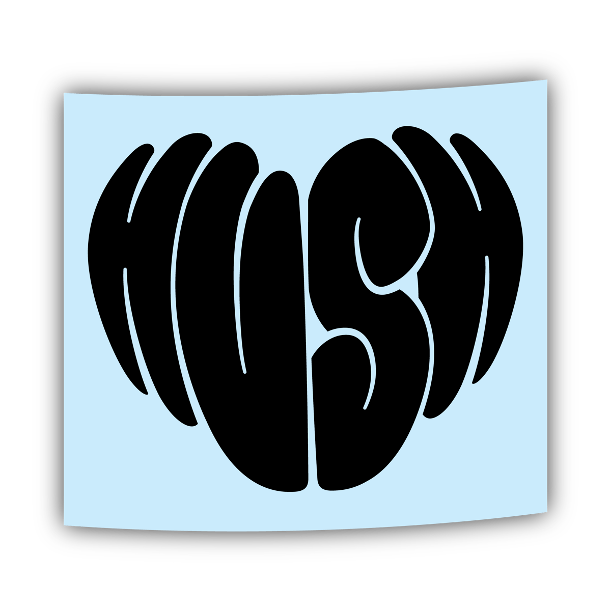 heart sticker | hushjp