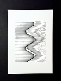 Image 1 of Sine Wave — 5x7" pen plot