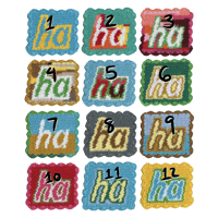 Image 2 of ha ha ha (in sans serif)